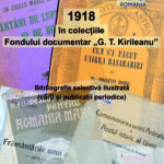 1918 in colectiile Fondului Bibliotecii, coperta