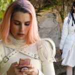 *EXCLUSIVE* Emma Roberts and Eiza Gonzalez filming of the movie Paradise Hills in Barcelona