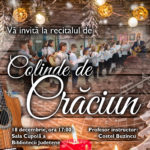 Afiș Colinde de Crăciun prof. Costel Buzincu