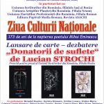 Ziua Culturii Nationale 2023 Afis Lucian Strochi