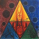 Triunghi-1999-tehnica-mixta-pe-carton-70x70cm-Colectia-Enache