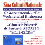 Ziua Culturii Nationale 2026 Afis Eminescu