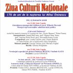 Ziua Culturii Nationale 2026 Afis Program