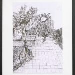 Premiul I – grafică STAN LAURENȚIU GEORGIAN – Amintiri din parc -Şcoala de Arte OCTAV ENIGĂRESCU Târgovişte