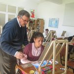 La atelierul de pictura infiintat de mine in scoala. (1)